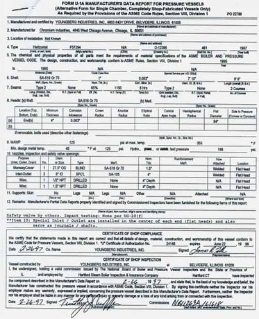 Youngberg Industries, Dryer Can, Chrome Mirror Finished, 96" diameter x 115.75" face, 1.25" thick Shell, 125 - Image 2