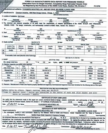 Youngberg Industries, Dryer Can, Chrome Mirror Finished, 96" diameter x 115.75" face, 1.25" thick Shell, 125 - Image 5