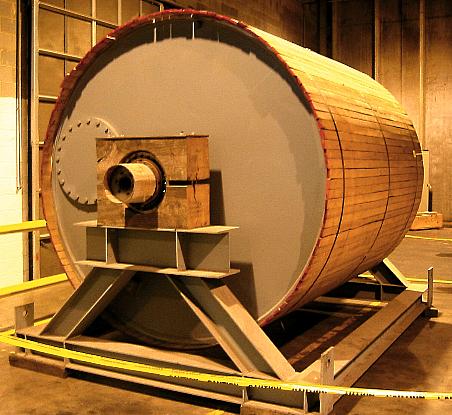 Youngberg Industries, Dryer Can, Chrome Mirror Finished, 96" diameter x 115.75" face, 1.25" thick Shell, 125 - Image 7