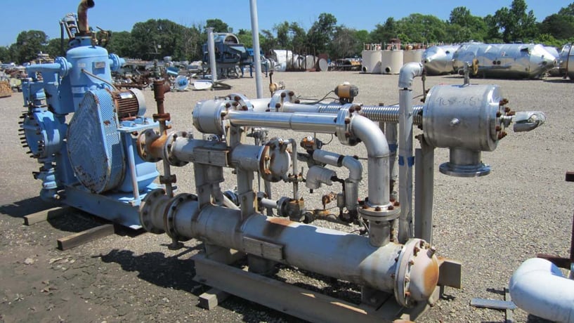 Graham, 3-Stage Ejector Vacuum System, 10" x 6" Inner & 6" x 3" After Condenser, 150 psi/FV Shell, 150 psi - Image 1