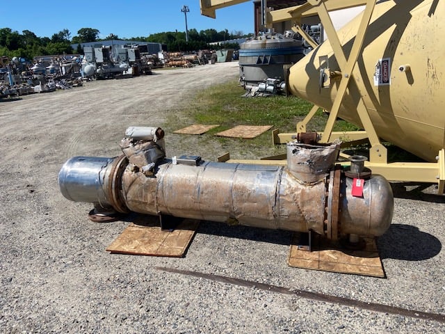 26 sq.ft. LCI Turba, Stainless Steel Film Evaporator, w/250 sq.ft. Shell/Tube Heat Exchanger, 50 psi @ 400°F - Image 9