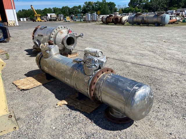 26 sq.ft. LCI Turba, Stainless Steel Film Evaporator, w/250 sq.ft. Shell/Tube Heat Exchanger, 50 psi @ 400°F - Image 10