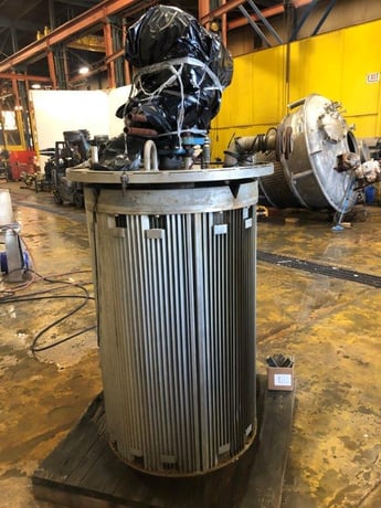38 sq.ft. Pfaudler, Stainless Steel Wiped Film Evaporator, 36" diameter, 75 psi/FV @ 425°F Internal, 300 psi - Image 4