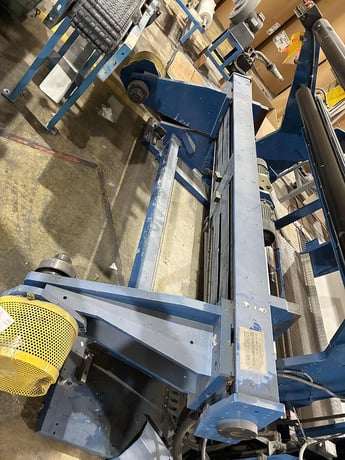 Deacro #DA-653, 63" wide duplex cantilevered slitter rewinder, edge guiding, pnematic braking - Image 4