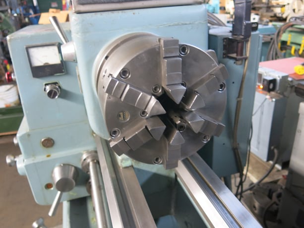 15" x 40" Sheldon #R-15, lathe, 2-1/4" bore, 1250 RPM, AcuRite digital read out, tailstock, Buck Adjust-Tru - Image 6