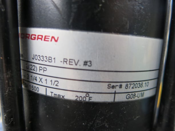 6 Ton, hydraulic press, 1-1/2" stroke, 23-5/8" x 14-1/8" bed plate, 115 V., - Image 7