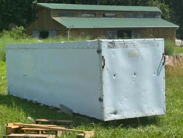 Koetter #Tike-Kiln, dry kiln, 4' width x 4' H x 17' L, baffling, fans, heat coils, needs concrete floor - Image 1