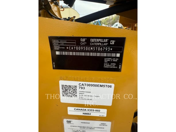 Cat 950GC, Wheel Loader, 3191 hours, S/N: M5T06793, 2023 - Image 7