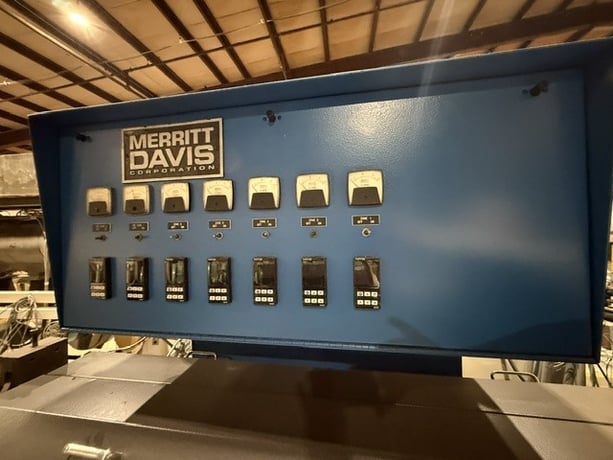 3.5" Merritt/Davis Standard, single screw extruder, 5.5" x 5.5" feed throat, 24:1 L/D, air cooled barrel, 5 - Image 2