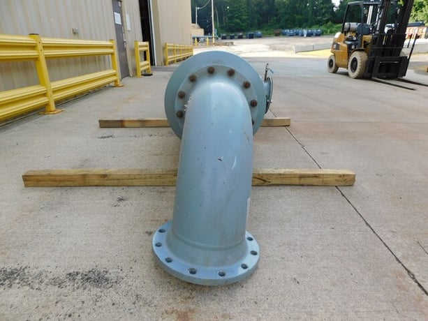 Universal #AET-SDY-12, blower silencer, part #1000026144, 12" flanges - Image 8