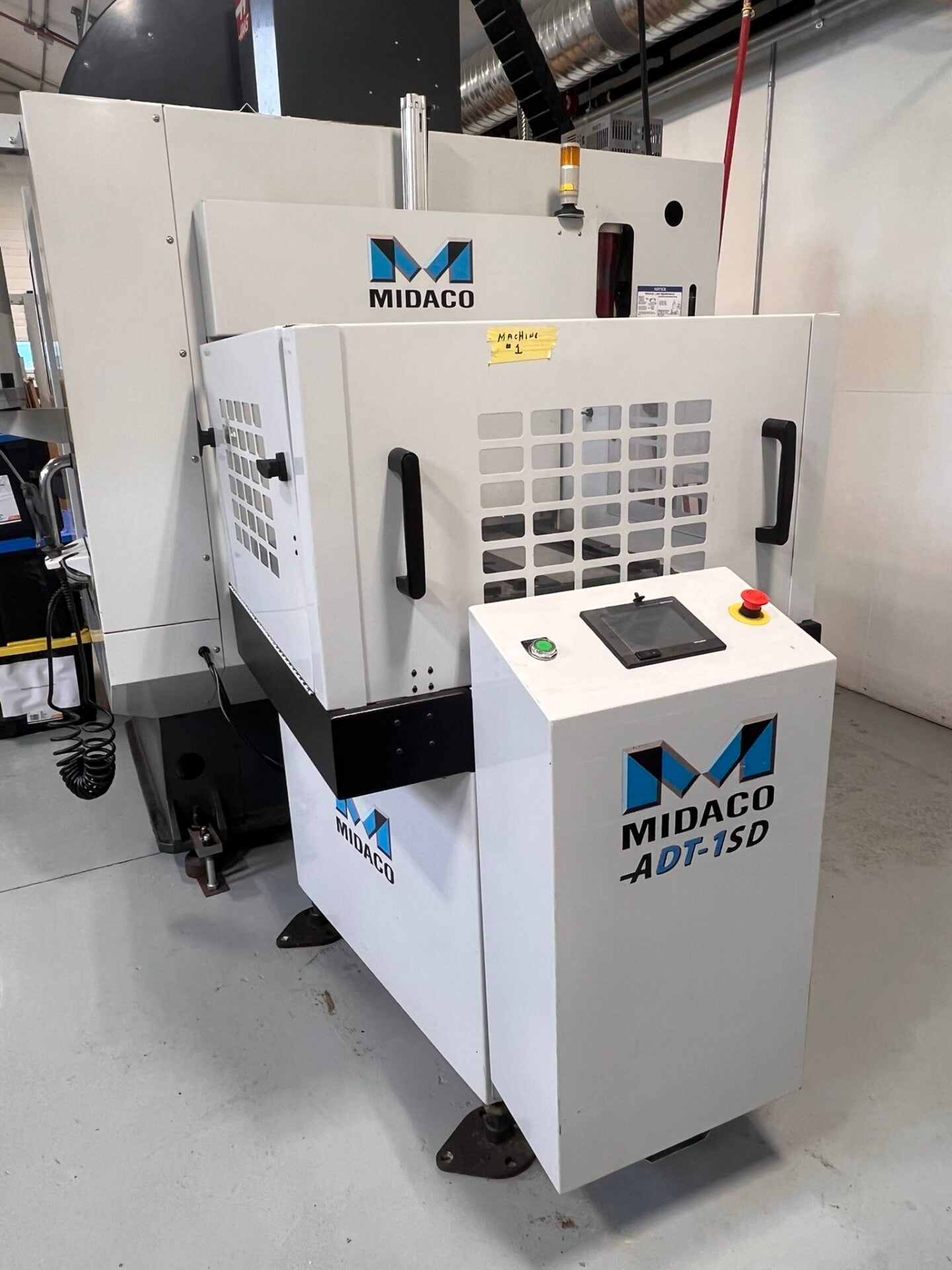 Midaco #ADT-1SD, automatic pallet changer, 22" x 15" x 1" cast aluminum pallet, pneumatic receiver w/ air - Image 3