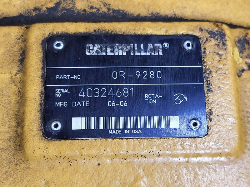 Caterpillar #0R-9280, axial piston pump double variable displacement, remanufactured, like new - Image 2