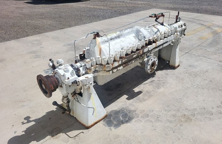 Sulzer Bingham #3x6x9C MSD horizontal multi-stage centrifugal pump, complete pump, counter clock wise rotation - Image 4