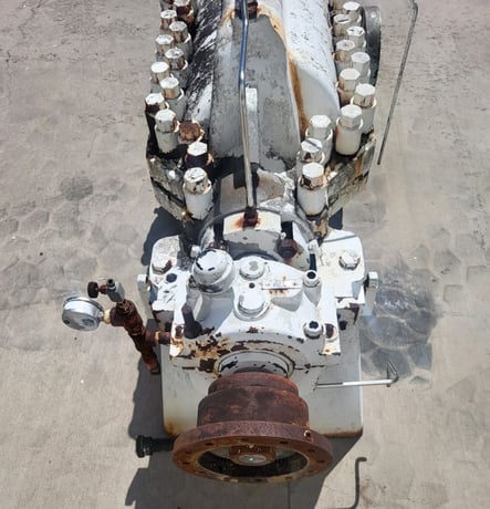Sulzer Bingham #3x6x9C MSD horizontal multi-stage centrifugal pump, complete pump, counter clock wise rotation - Image 6
