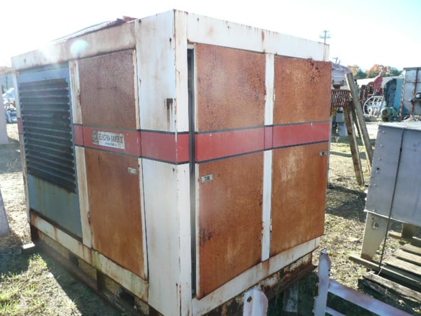 125 psi, Gardner Denver, rotary screw air compressor, 100 HP - Image 6