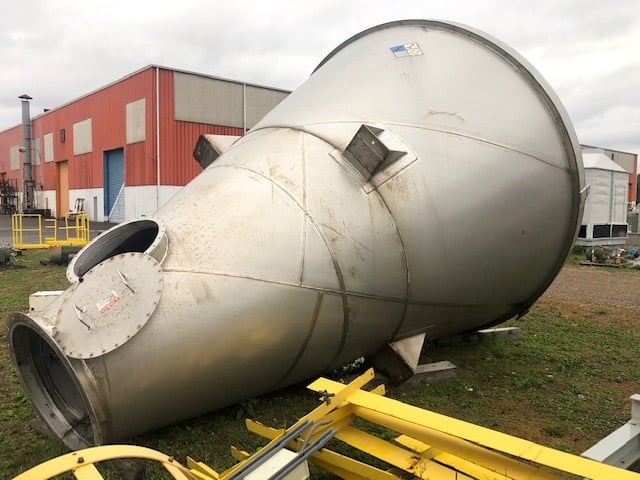1048 cu.ft., Imperial Industries, 316 Stainless Steel Conical Silo - Image 6