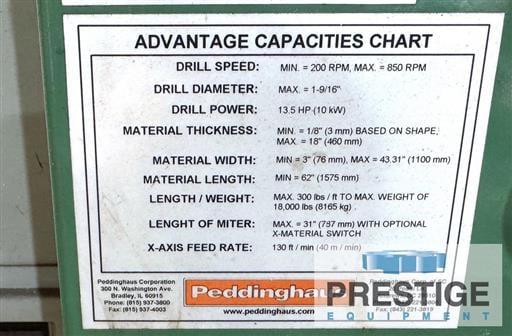 Peddinghaus #PCD-1100/3B, 3-spindle beam drill with material handling, Siemens 840Di Control, 2014 - Image 8