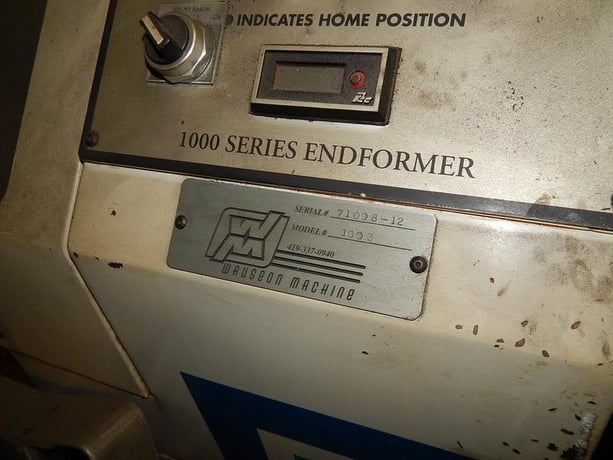 5/8" Wauseon #1003, tube end former, 3" ram stroke, 1.5" clamp open, PLC Control, 2015 - Image 7
