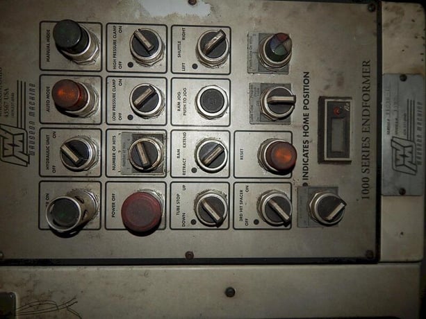5/8" Wauseon #1003, tube end former, 3" ram stroke, 1.5" clamp open, PLC Control, 2015 - Image 8