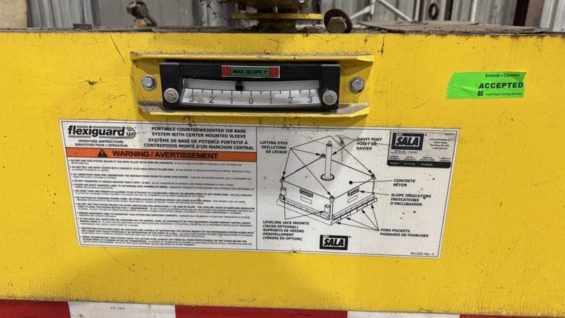 DBI SALA #8530557, Adjustable Height Fall Arrest System, 10-15', integrated rotational locking pins, Jib - Image 4