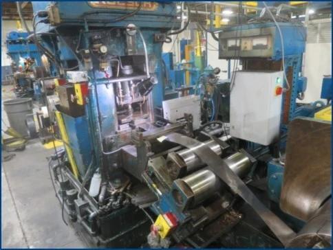2.5" x 8" x 10" Ruesch, 4 High Rolling Mill, reversing, 200-400 FPM, coil 16" ID & 40" outside dimension, 75 - Image 5