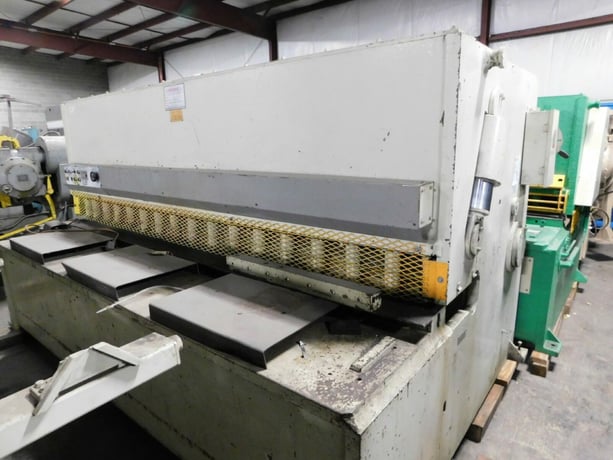 1/2" x 10' Adira #GHS-1330, hydraulic shear, 39" power back gauge, 4' squaring arm, blade gap adjust., 1998 - Image 1
