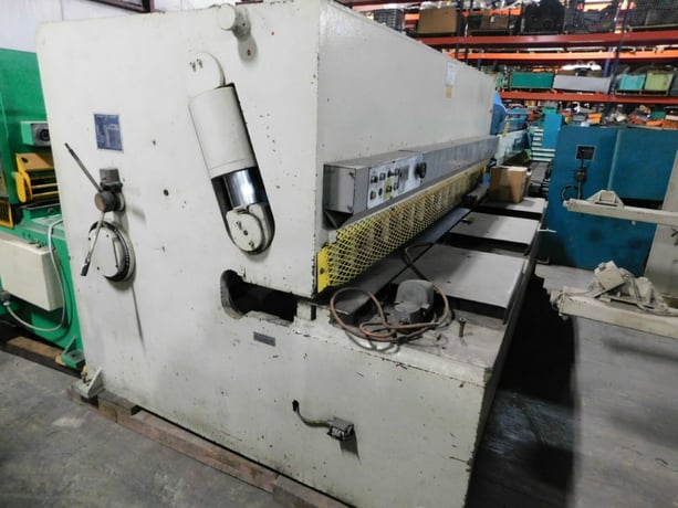 1/2" x 10' Adira #GHS-1330, hydraulic shear, 39" power back gauge, 4' squaring arm, blade gap adjust., 1998 - Image 3