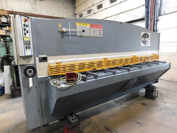 1/4" x 10' Atlantic #HDE10-1/4, sahear, 39" power back gauge, adj blade gap, adj rake angle - Image 1