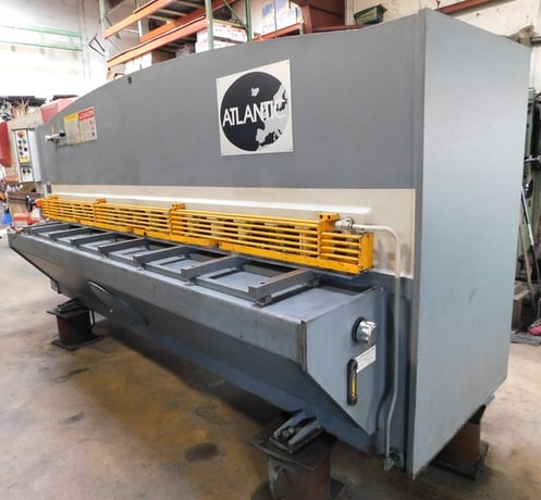 1/4" x 10' Atlantic #HDE10-1/4, sahear, 39" power back gauge, adj blade gap, adj rake angle - Image 2