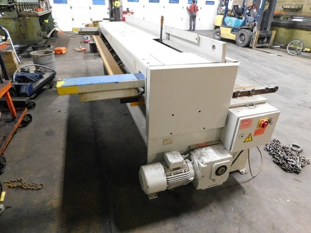 14 gauge x 10' RAS #52.31, electro-mechanical shear, 24" manual back gauge, front return sheet support system - Image 3