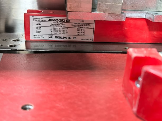 400 Amp. Square D, H325NDS, Fusible Disconnect Switch, 3 Pole, 240 Volts, Stainless Steel 3R, unused - Image 8