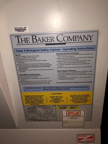 Baker #SG403TX, 48" x 24" Biosafety Cabinet - Image 2