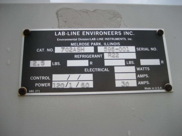 Lab-line Instruments 26" Deep x 36" Wide X 67" High - Image 5