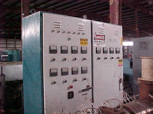 Extruder Temperature Control Panel, No Temp. Controllers, 40 HP DC drive - Image 1