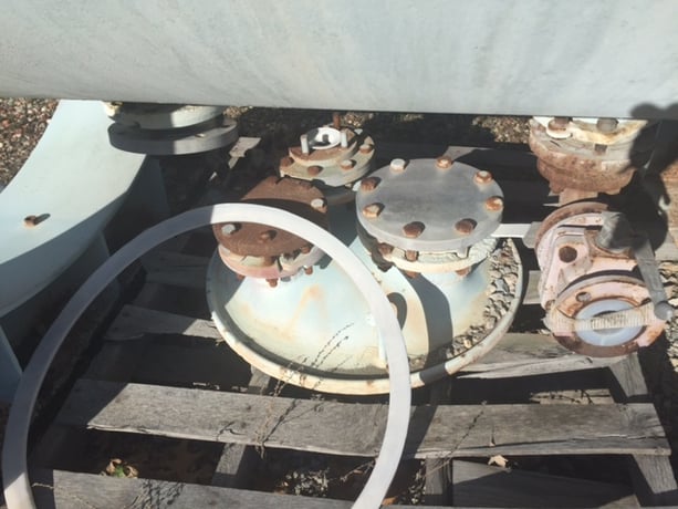 1500 gallon DeDietrich, Glass Lined Tank, Horizontal, 3008 Glass, 72" diameter x 78" straight side, 40 psi/FV - Image 3