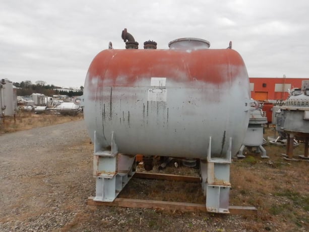 1500 gallon DeDietrich, Glass Lined Tank, Horizontal, 3008 Glass, 72" diameter x 78" straight side, 40 psi/FV - Image 10