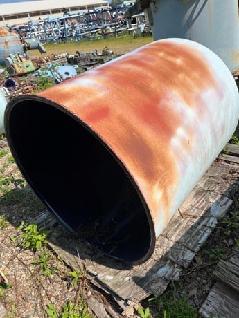 500 gallon Pfaudler, Glass Lined Pressure Tank, Vertical, 3315/NUC Glass, 25 psi @ 650°F Internal, 1972 - Image 2