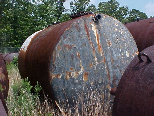 5000 gallon Pfaudler, Chemstor Glass Lined Tank, Vertical, 2711 Glass, 102" diameter x 126" straight length - Image 1