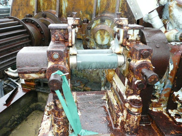 2" x 6" Thropp, 2-Roll Mill, w/One Piece Edge Guide, Knee Safeties & Overhead Safeties, 1 HP, 220 V - Image 3