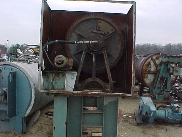 36" x 36" Patterson, Pebble Mill w/Jacketed Chamber, Porcelain Brick-Lined, 25 psi Jacket, 5 HP, 230 V - Image 5