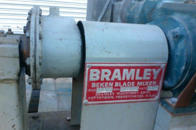 Bramley Beken, Blade Mixer, Stainless Steel, Jacketed, Tilt Discharge, 0.75 gallon, 1 HP, 230-460 V, 1992 - Image 7