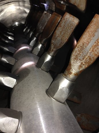 Strong Scott #1648, Turbulizer, Stainless Steel, 16" diameter x 4' L Chamber, Missing Motor - Image 5