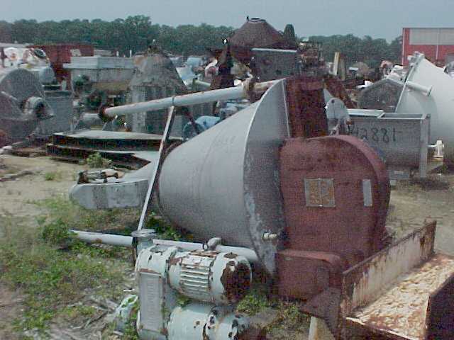 41 cu.ft. Jh Day, Stainless Steel Nauta Mixer, 5' diameter Top, 6.3' deep Cone Bottom, 5 HP, 1160 RPM - Image 1