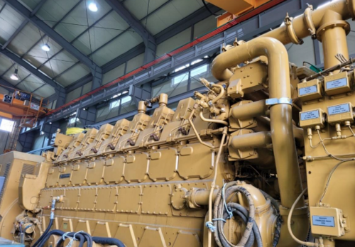 2500 KW Caterpillar #3608, Diesel Genset, 350 hours - Image 1