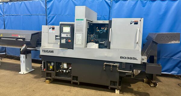 Tsugami #B0385L, CNC swiss turning center, 1.49" diameter, 3.93" length, 5-Axis, Fanuc Oi-TD, 2' Edge - Image 2