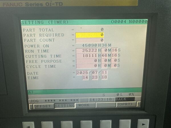 Tsugami #B0385L, CNC swiss turning center, 1.49" diameter, 3.93" length, 5-Axis, Fanuc Oi-TD, 2' Edge - Image 5