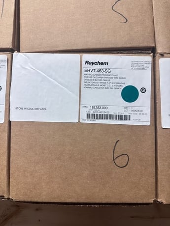 Outdoor shielded termination kit, Raychem EHVT463SG, 46kV, heatshrink, for 250750kcmil cables, 2023 - Image 1