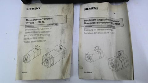 Siemens #1FT6084-8AF71-4DA0, Servo otor, 13.2 amp, 7900 RPM - Image 2