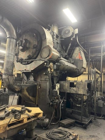 1600 Ton, Ajax #1600, straight side forging press, 12" stroke - Image 2