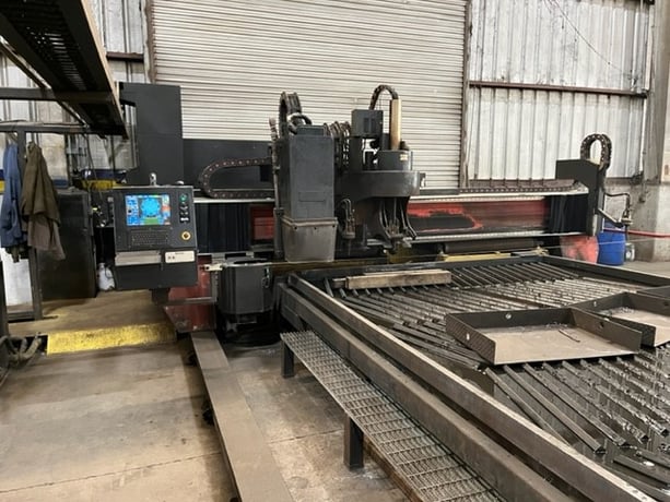 Kinetec #K4000, combo cutting/drilling, 10' x 40', Touchcut software version 6.8.603.4989, 2008 - Image 1